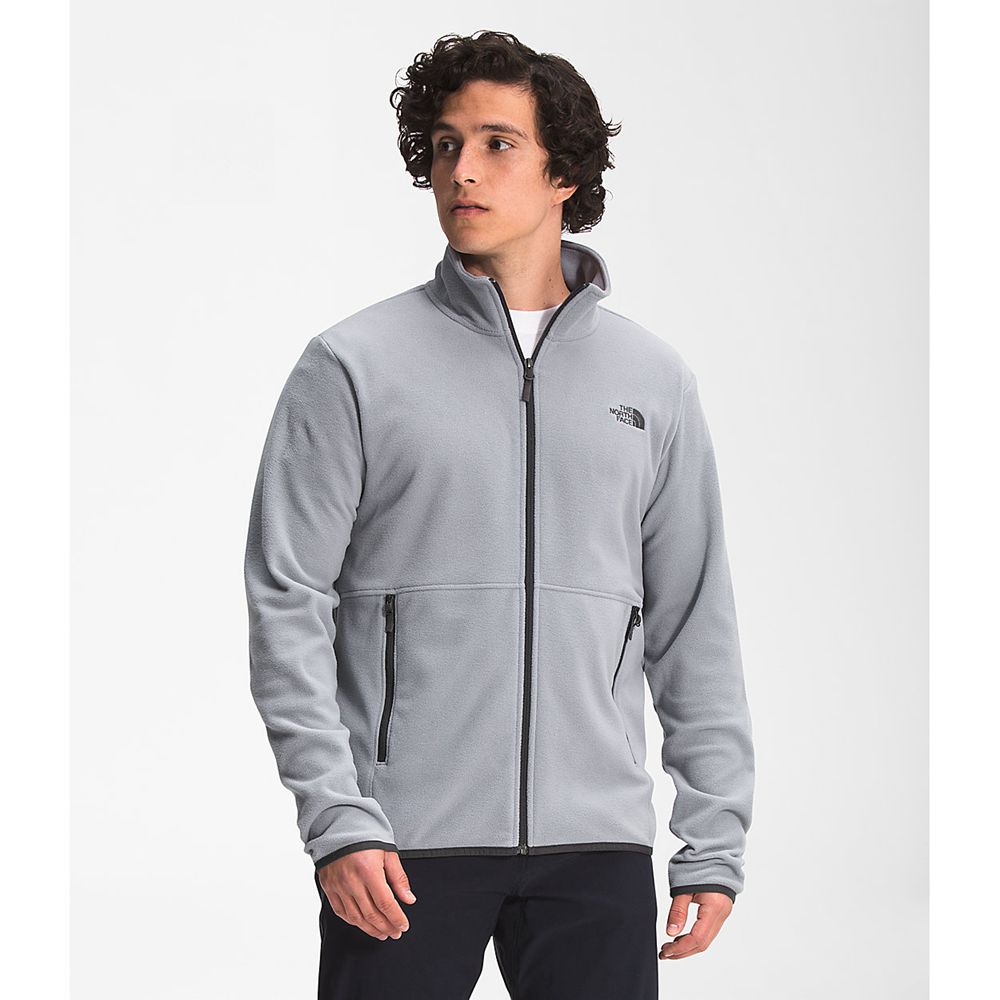 The North Face Fleece Full Zip Mens Australia - The North Face Tka Glacier Grey (ZQD-450872)